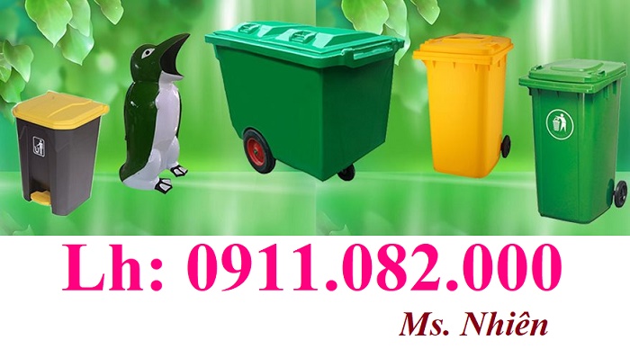 Thùng rác y tế, thùng rác 120L 240l 660L giá tốt tại miền tây- sỉ lẻ thùng rác giá rẻ- lh 0911082000