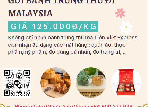 Gửi bánh trung thu đi Malaysia giá rẻ