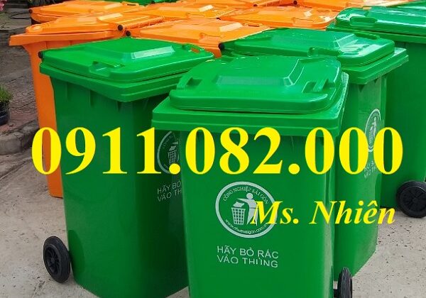 Thùng rác nhập khẩu giá rẻ cạnh tranh- thùng rác 120 lít 240 lít 660 lít- lh 0911082000