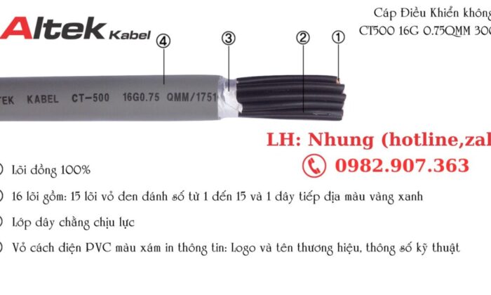 Cáp điều khiển không lưới Altek Kabel – Sự lựa chọn tốt nhất trên thị trường Việt Nam