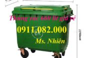 Thùng rác nhập khẩu giá rẻ cạnh tranh- thùng rác 120 lít 240 lít 660 lít- lh 0911082000