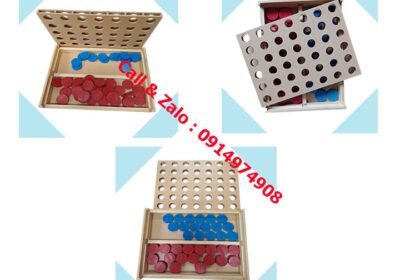 Trò chơi cờ ca rô bằng gỗ. Sản xuất đồ chơi trẻ em theo yêu cầu giá rẻ