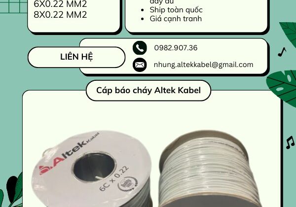 Cáp báo cháy Altek Kabel nhập khẩu phân phối độc quyền