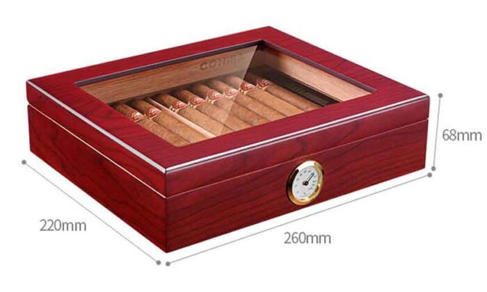 Hộp giữ ẩm xì gà Cohiba giá rẻ, 20 điếu, gỗ cao cấp