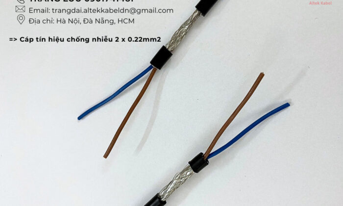Cáp tín hiệu chống nhiễu 4C x0.22mm2 Altek Kabel
